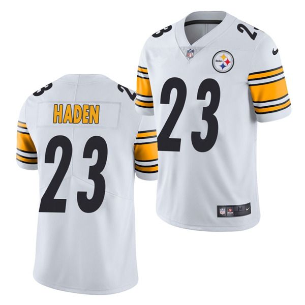Men Pittsburgh Steelers #23 Joe Haden Nike White Limited NFL Jersey